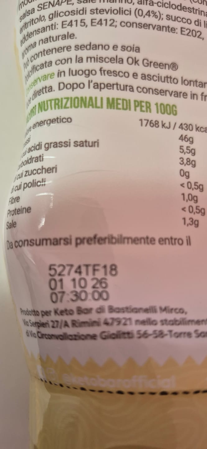 Customer photo review of Keto Mayo Vegana 270ml