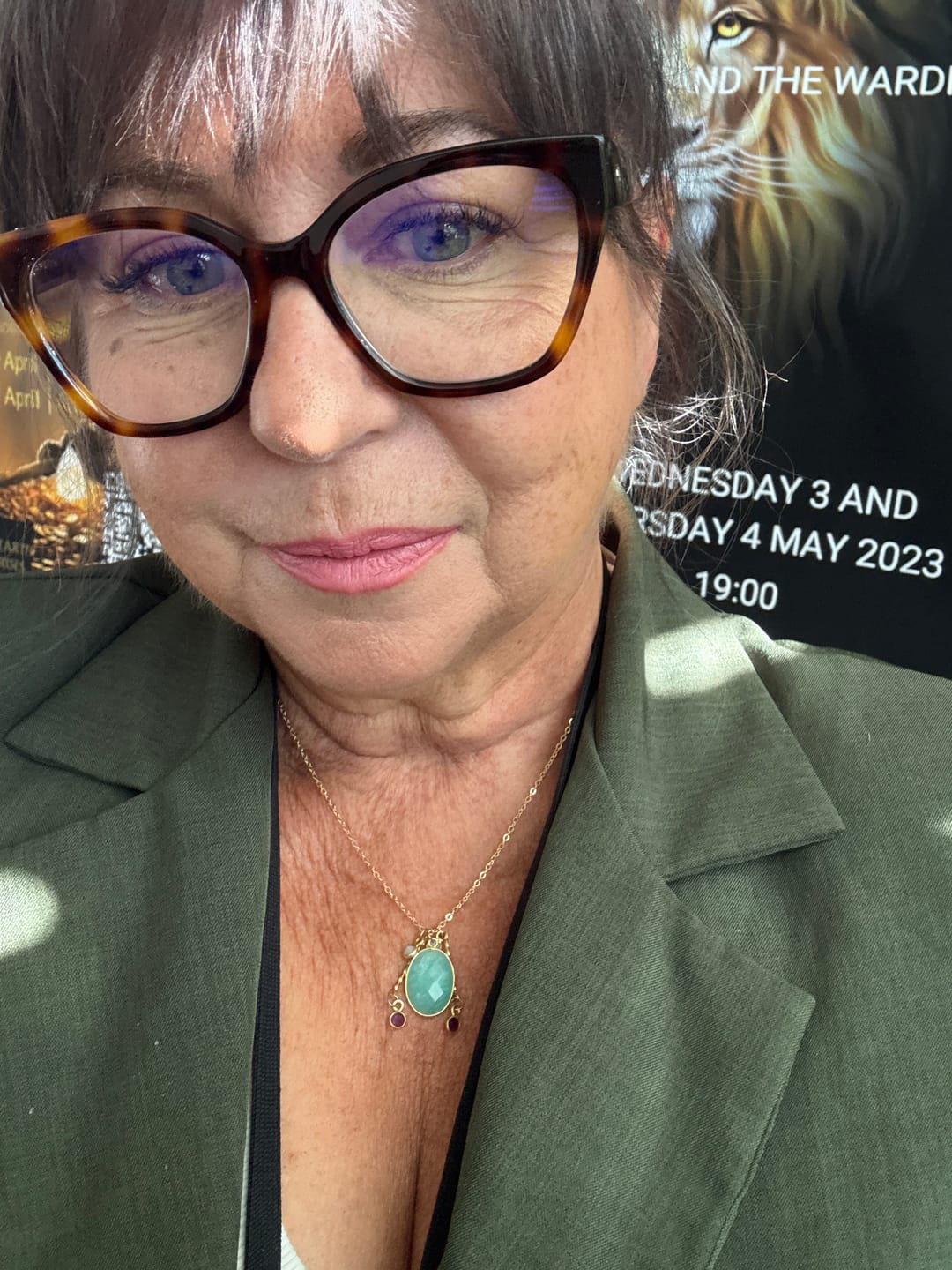 Customer photo review of Onde douce — Collier Amazonite, Pierre de lune & Améthyste