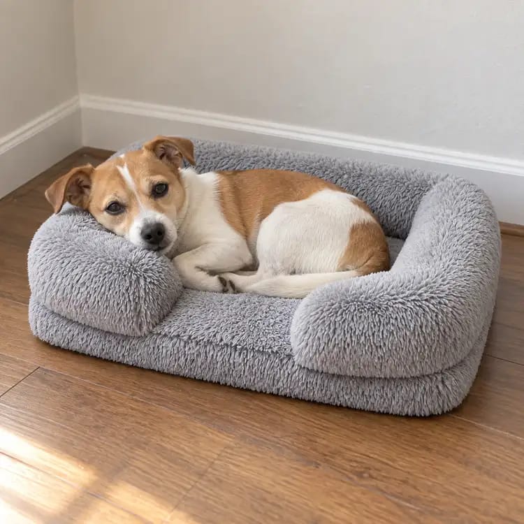 Customer photo review of ComfortCradle Orthopedic Dog Bed