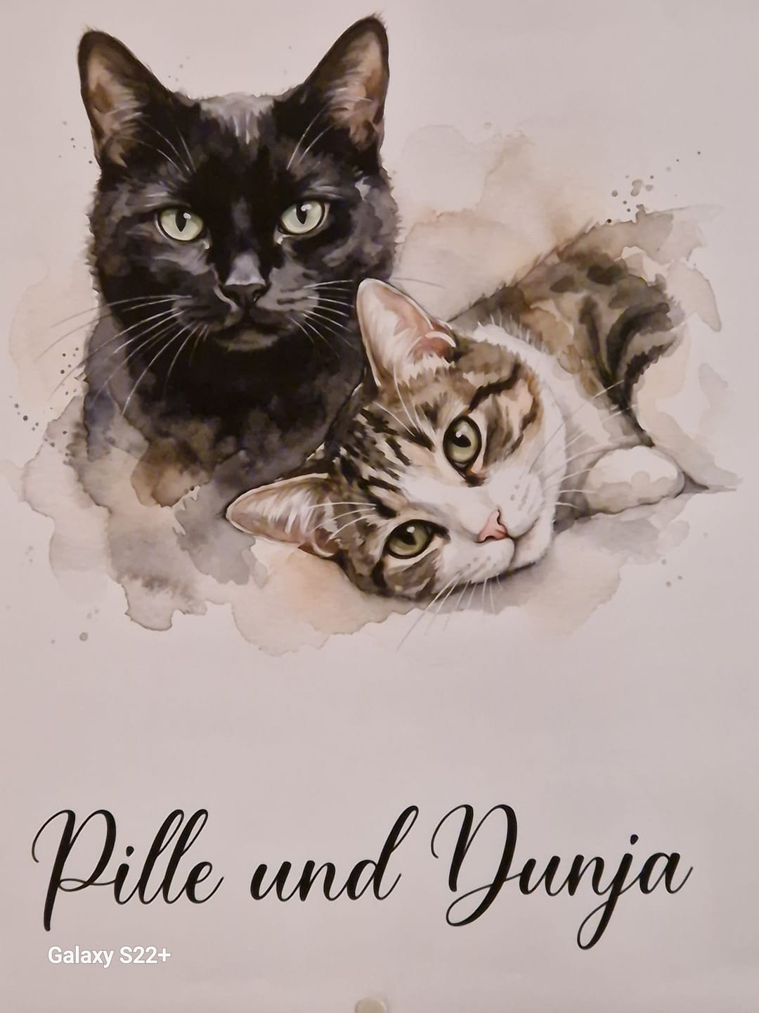 Customer photo review of Dein Liebling als Aquarell-Kunstwerk