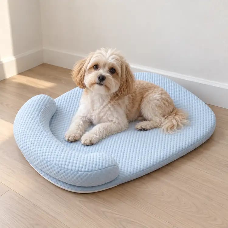 Customer photo review of Chillbuddy Oasis Cooling Pet Bed