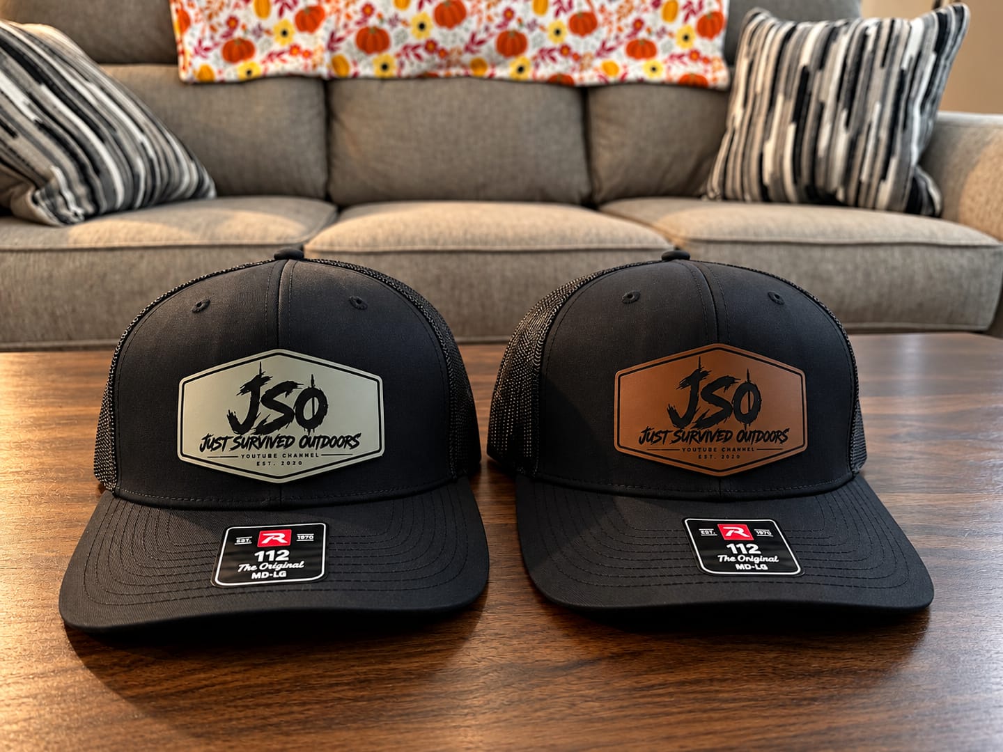 Customer photo review of Premium Custom Leather Patch Hats (Wholesale)