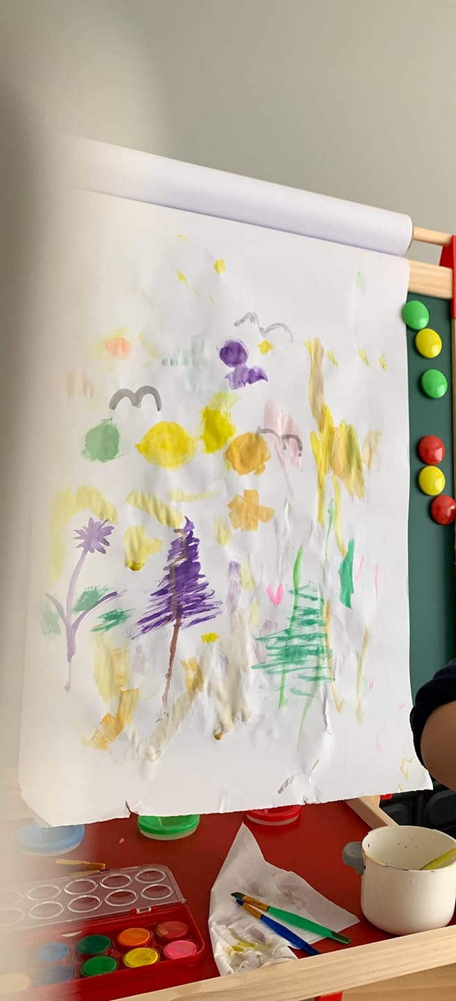 Customer photo review of Art Easel with 100+ Accessories