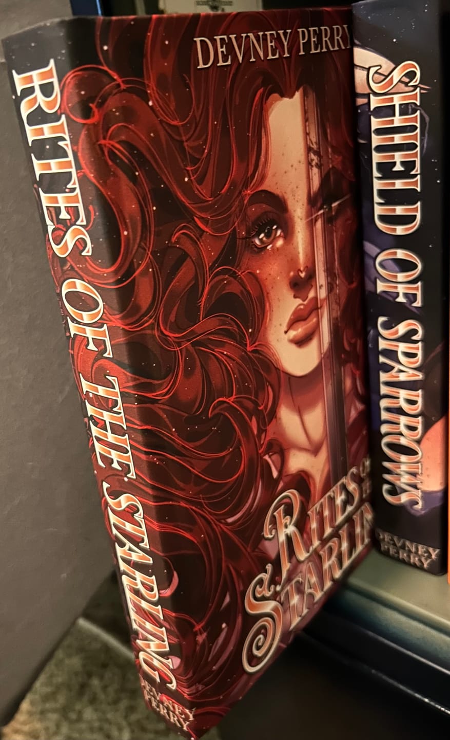 Customer photo review of PS Hardcover SE Rites of the Starling by Devney Perry