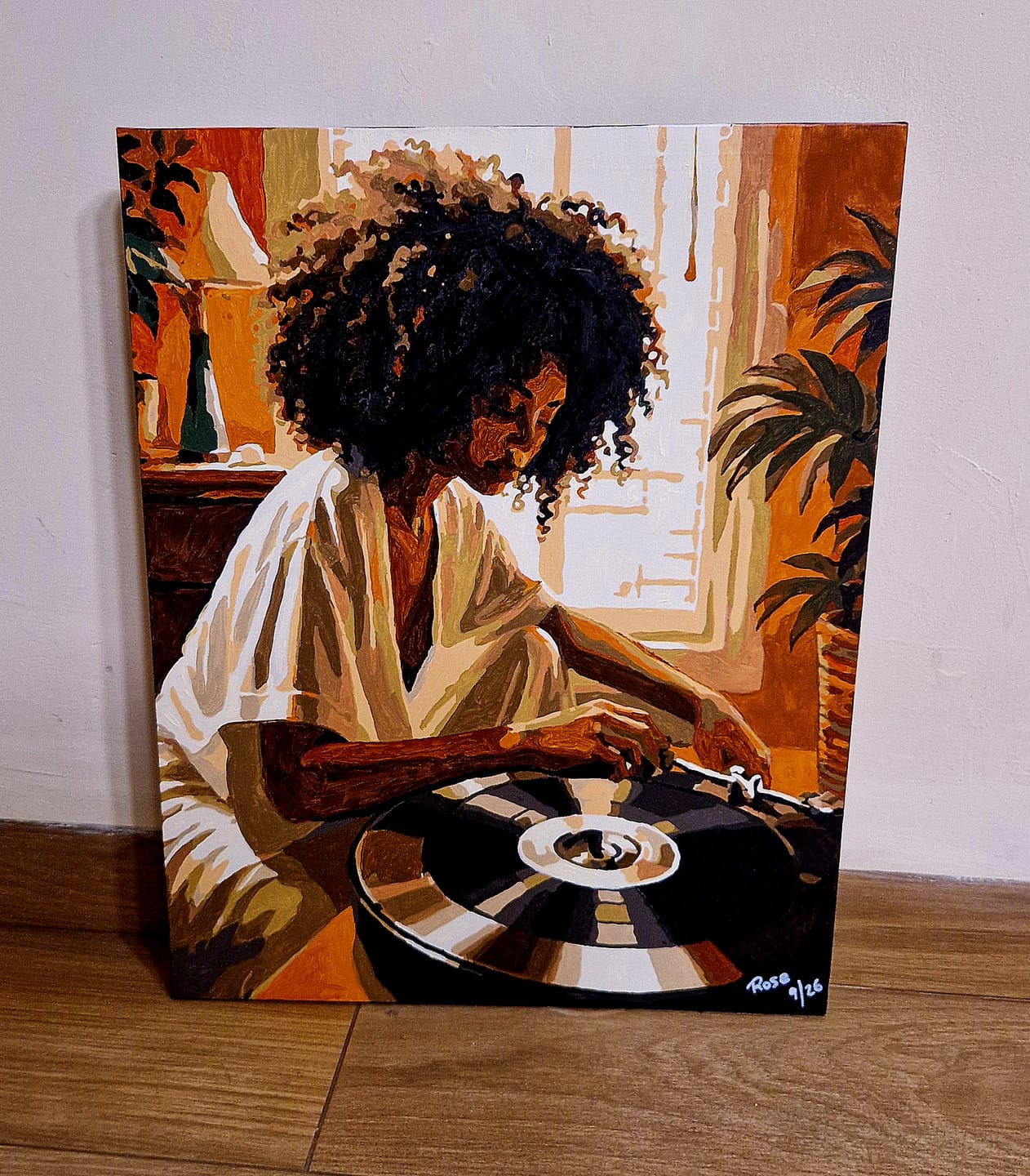 Customer photo review of Soulful Vibes | Paint by Number