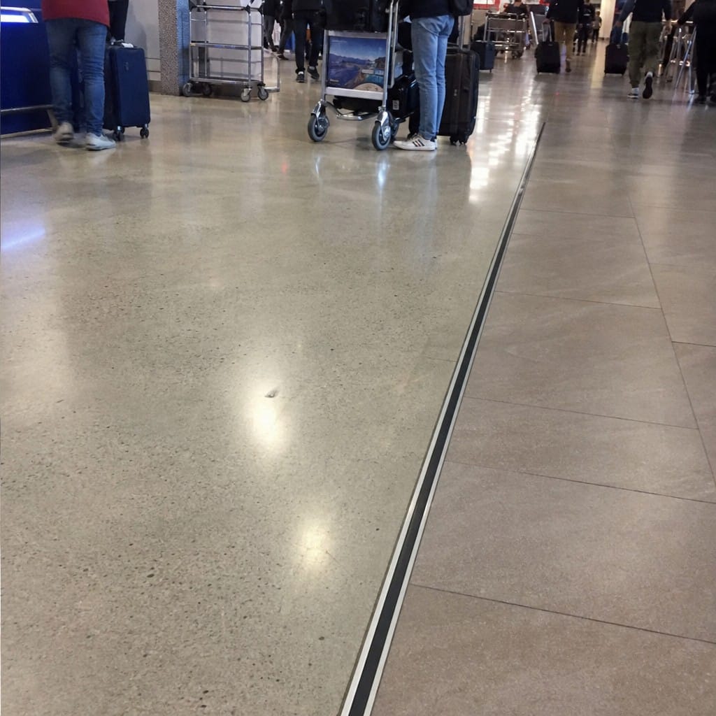 Customer photo review of Commercial Movement Joint 15mm Aluminium Santoprene BS5385