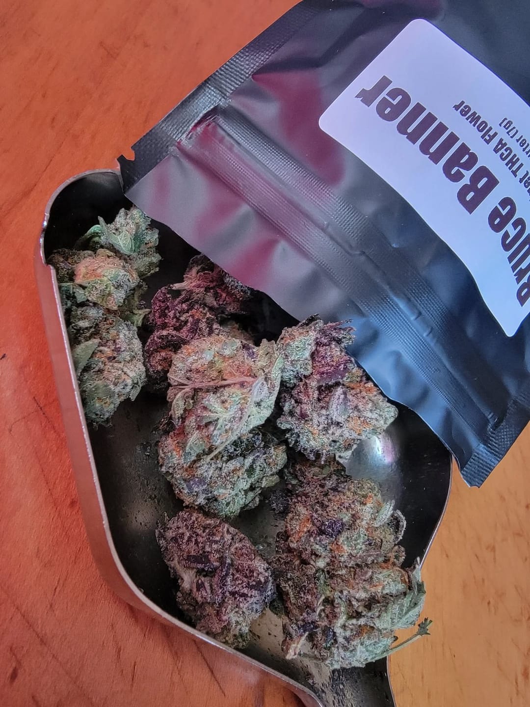 Customer photo review of Bruce Banner THCA Flower (Budget)