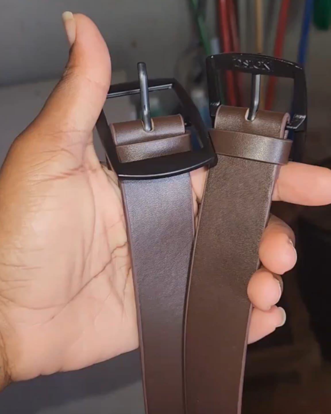 Customer photo review of Men's Classic Dress Belt