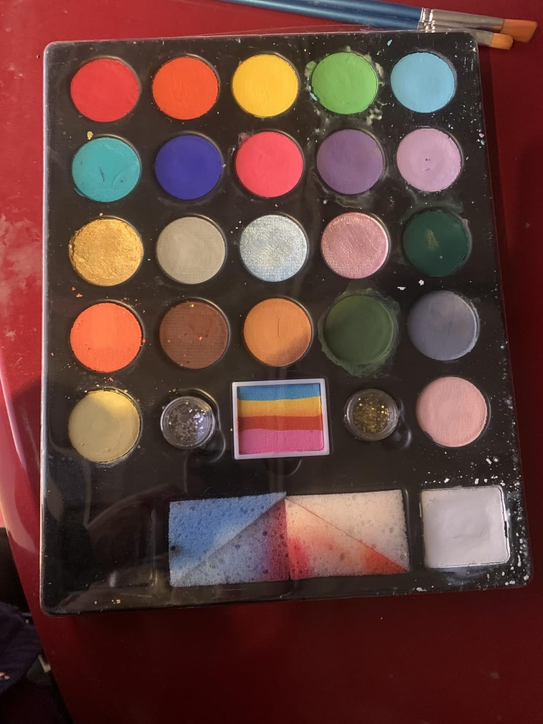 Customer photo review of Ultimate Party Pack - Face Paint for Kids