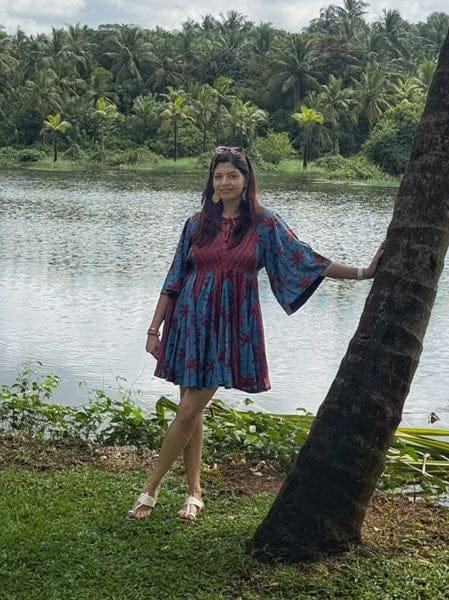 Customer photo review of Anaya Midi Dress