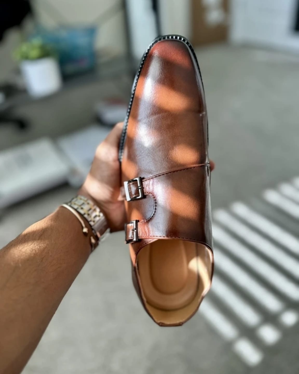 Customer photo review of Men's Lace-up Oxford Dress Shoes