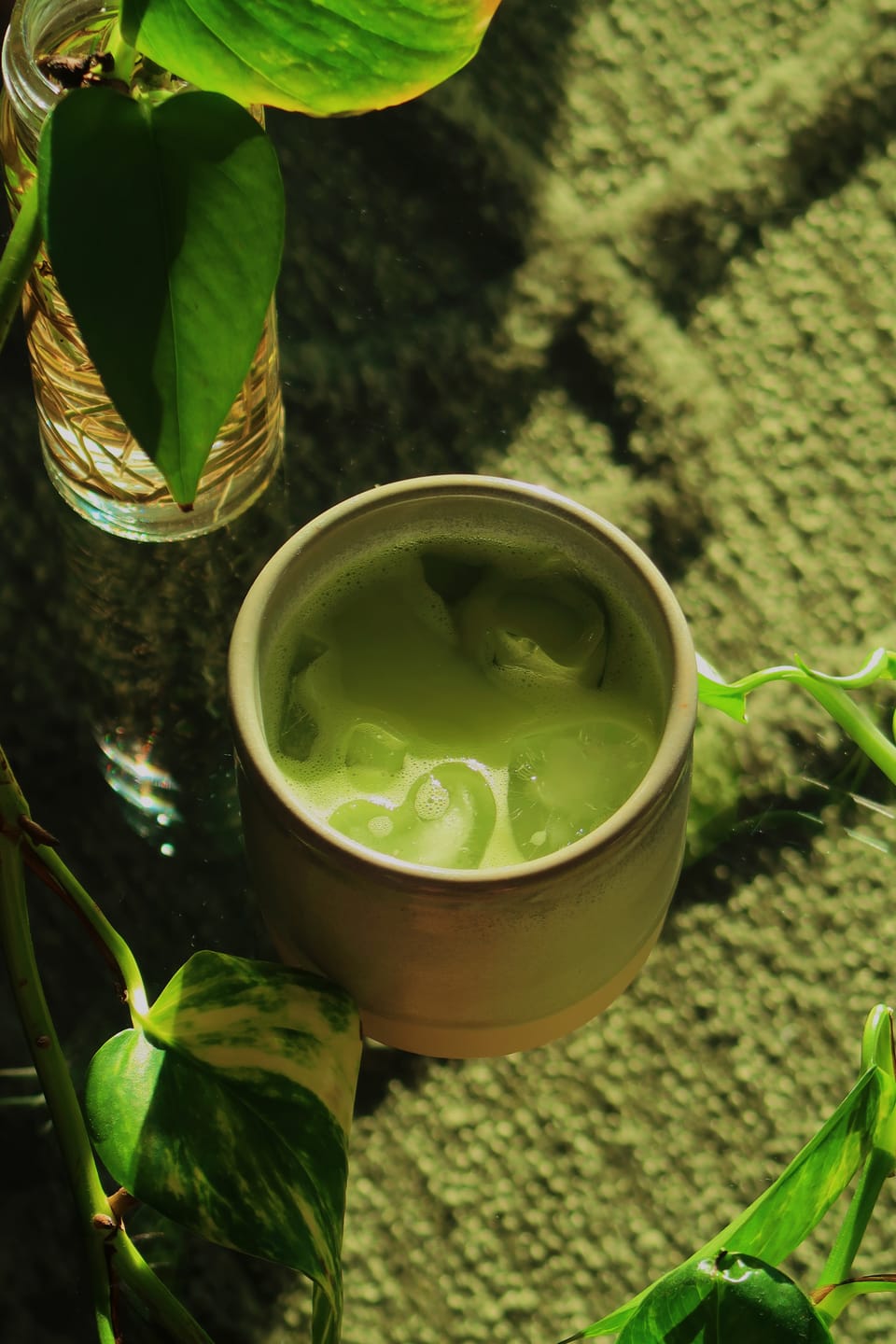 Customer photo review of Strawberry Matcha Latte (Ceremonial Grade + Pre & Probiotics)