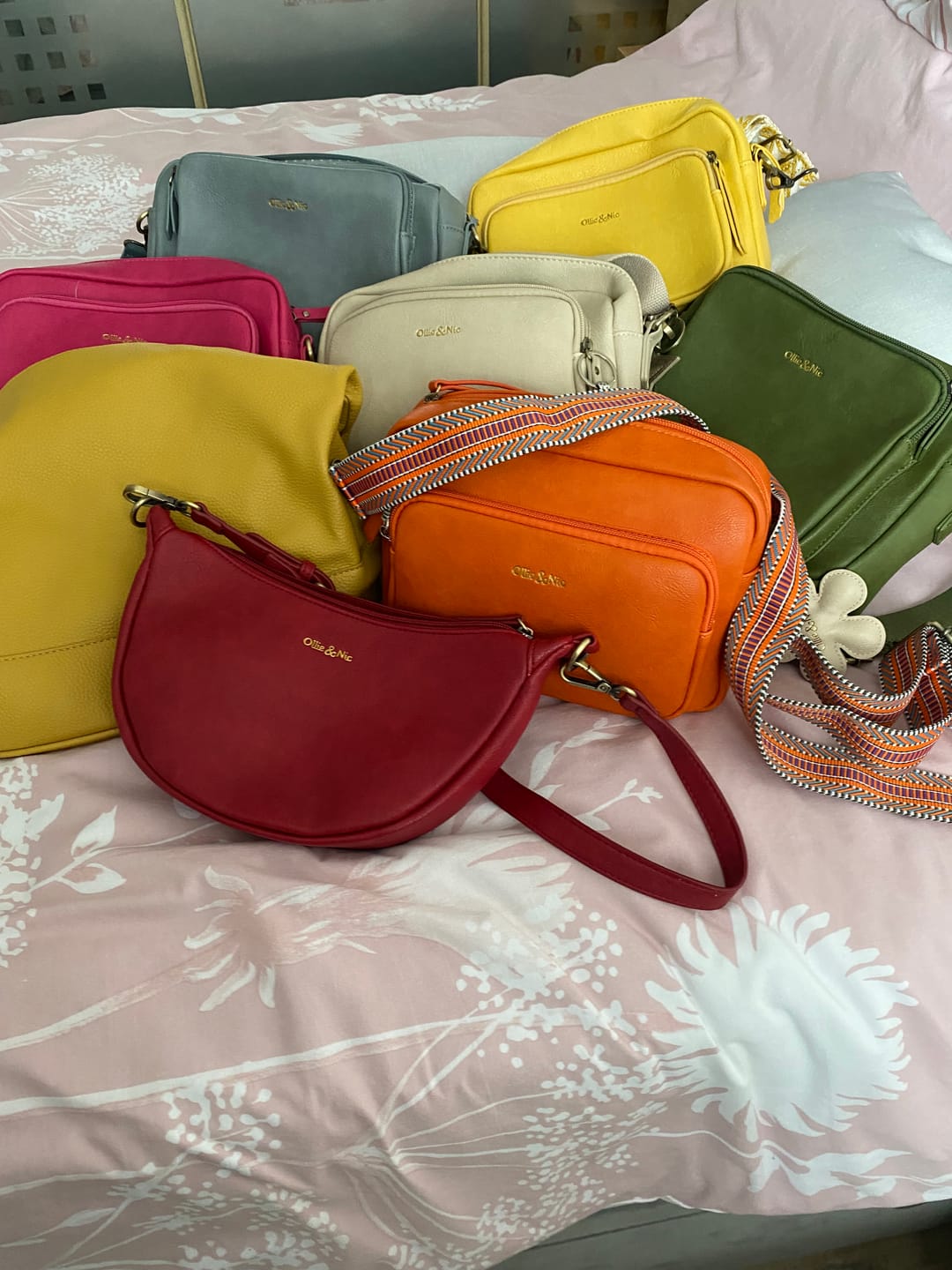 Customer photo review of Doyle Crossbody - Orange
