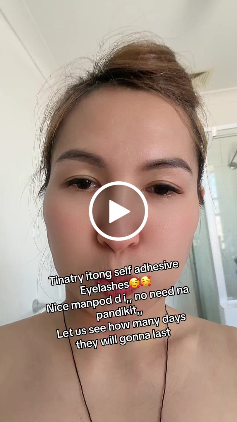 Customer video review of FEATHER Self-adhesive Cluster Lashes