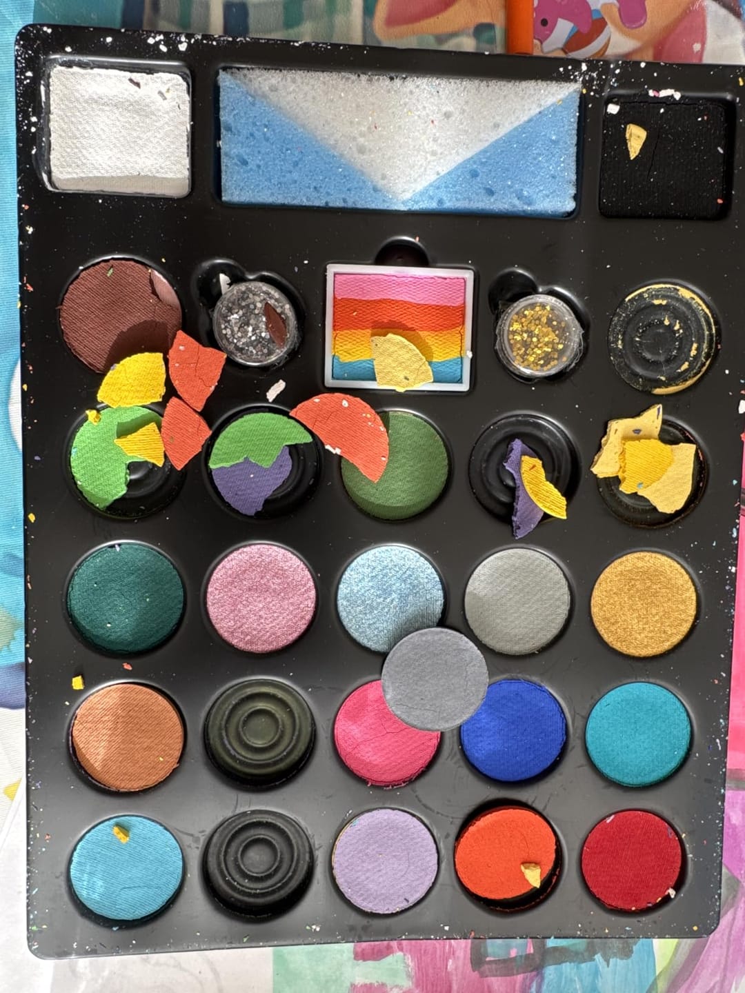 Customer photo review of Ultimate Party Pack - Face Paint for Kids