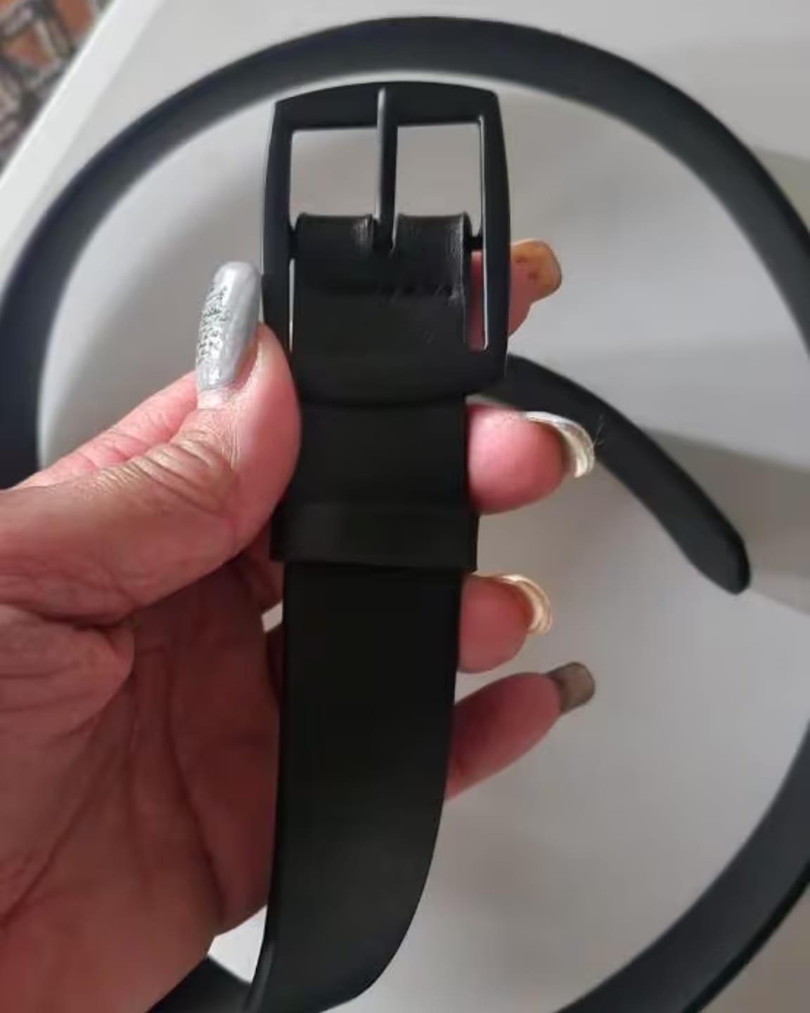 Customer photo review of Men's Classic Dress Belt