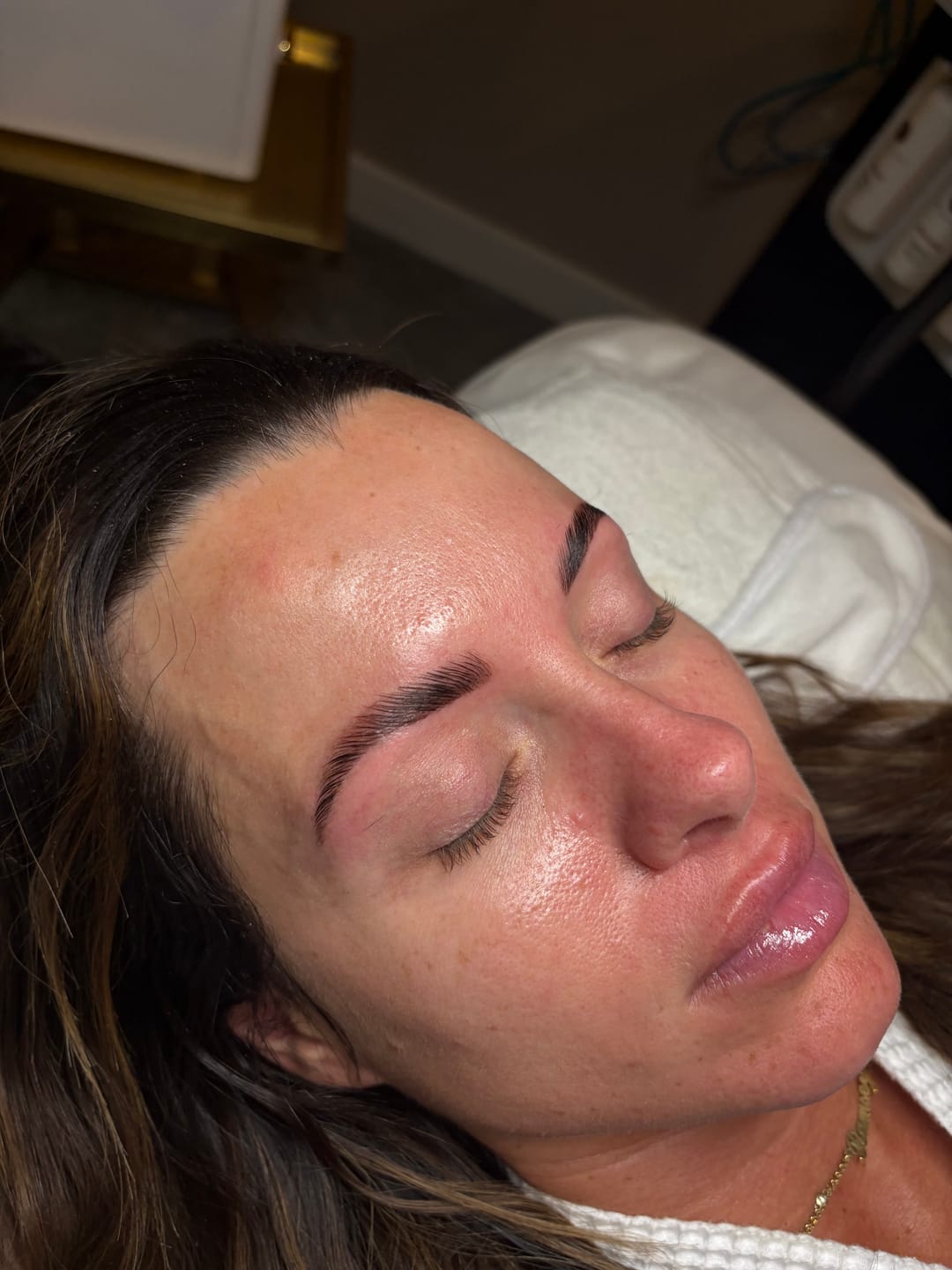 Customer photo review of Cysteamine Brow & Lash Lamination Kit - Step 1 - 15ml
