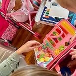 Customer photo review of Libro Sensorial Montessori — Como el iPad, pero cuando lo suelta ha aprendido algo