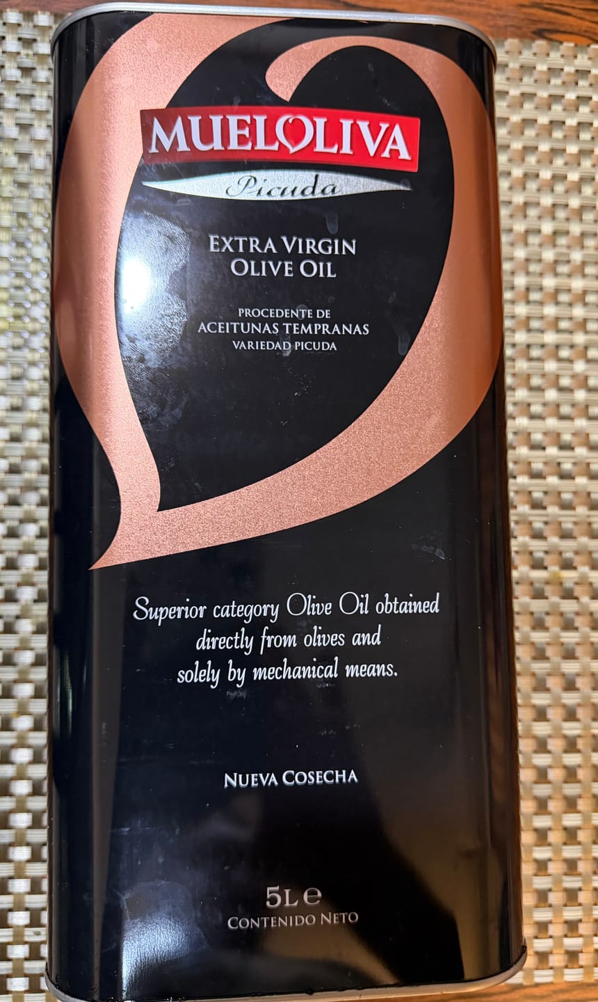 Customer photo review of Picuda Extra Virgin Olive Oil
