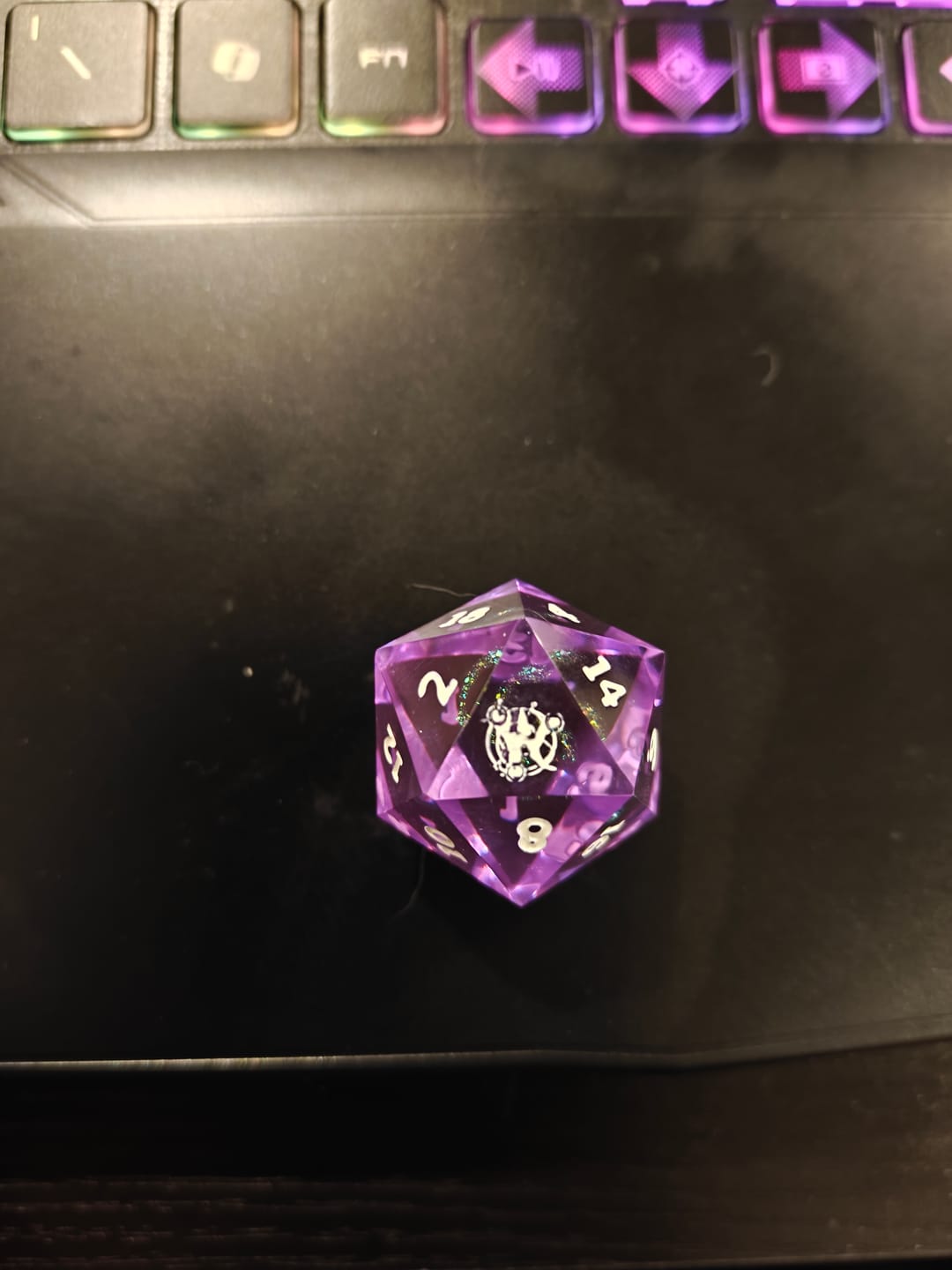 Customer photo review of Pre-Order|| Sharp-Edge Resin Dice Set | Wizard101 x Misty Mountain Gaming