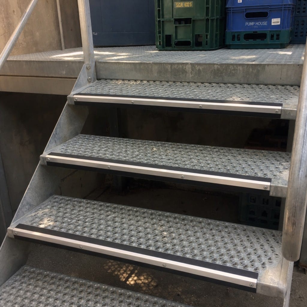 Customer photo review of Anti-Slip Aluminium Stair Nosing | Ramp Profile | 8 Colours, 8 Lengths