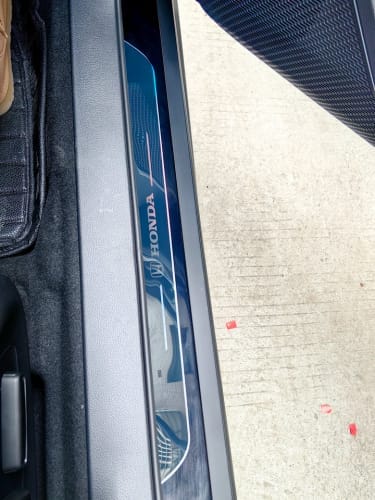Customer photo review of 2er-Pack LED Einstiegsleisten fürs Auto
