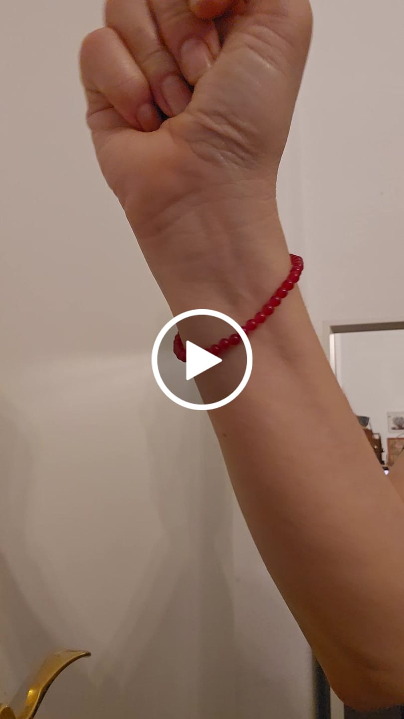 Customer video review of Karneol Armband - Perlen
