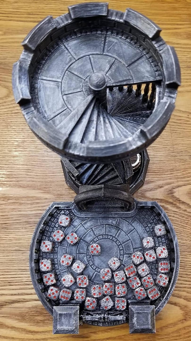 Customer photo review of Starspire Castle Dice Tower