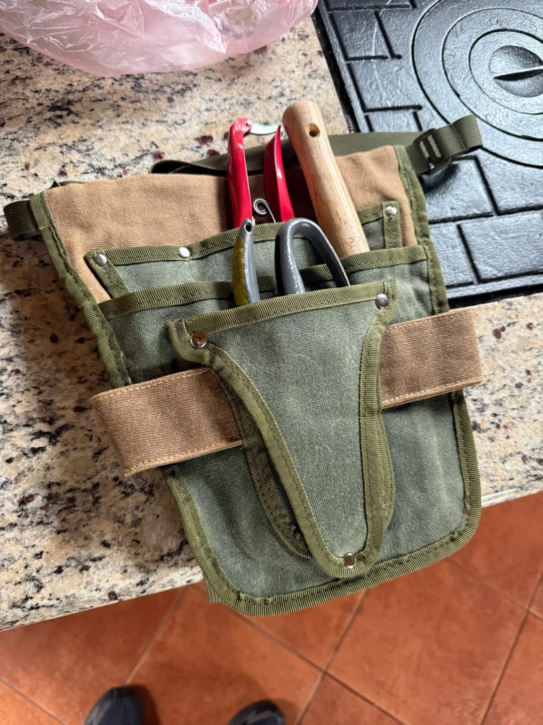 Customer photo review of Tablier de Charpentier