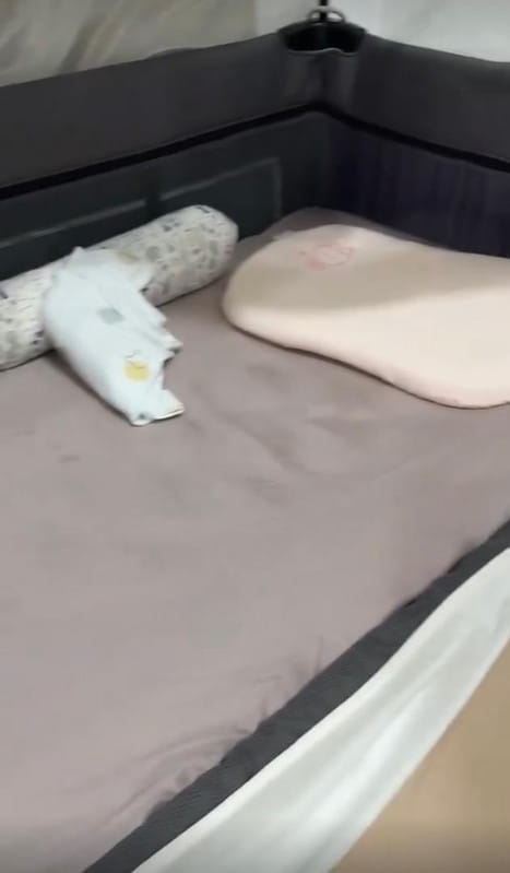 Customer photo review of Getha Baby Mattress 100% Natural Latex with French Wool Padding