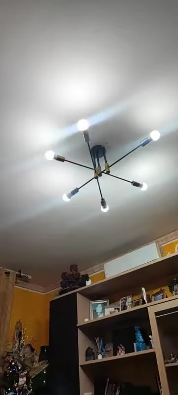 Customer photo review of 6 Light Globe Ceiling Light