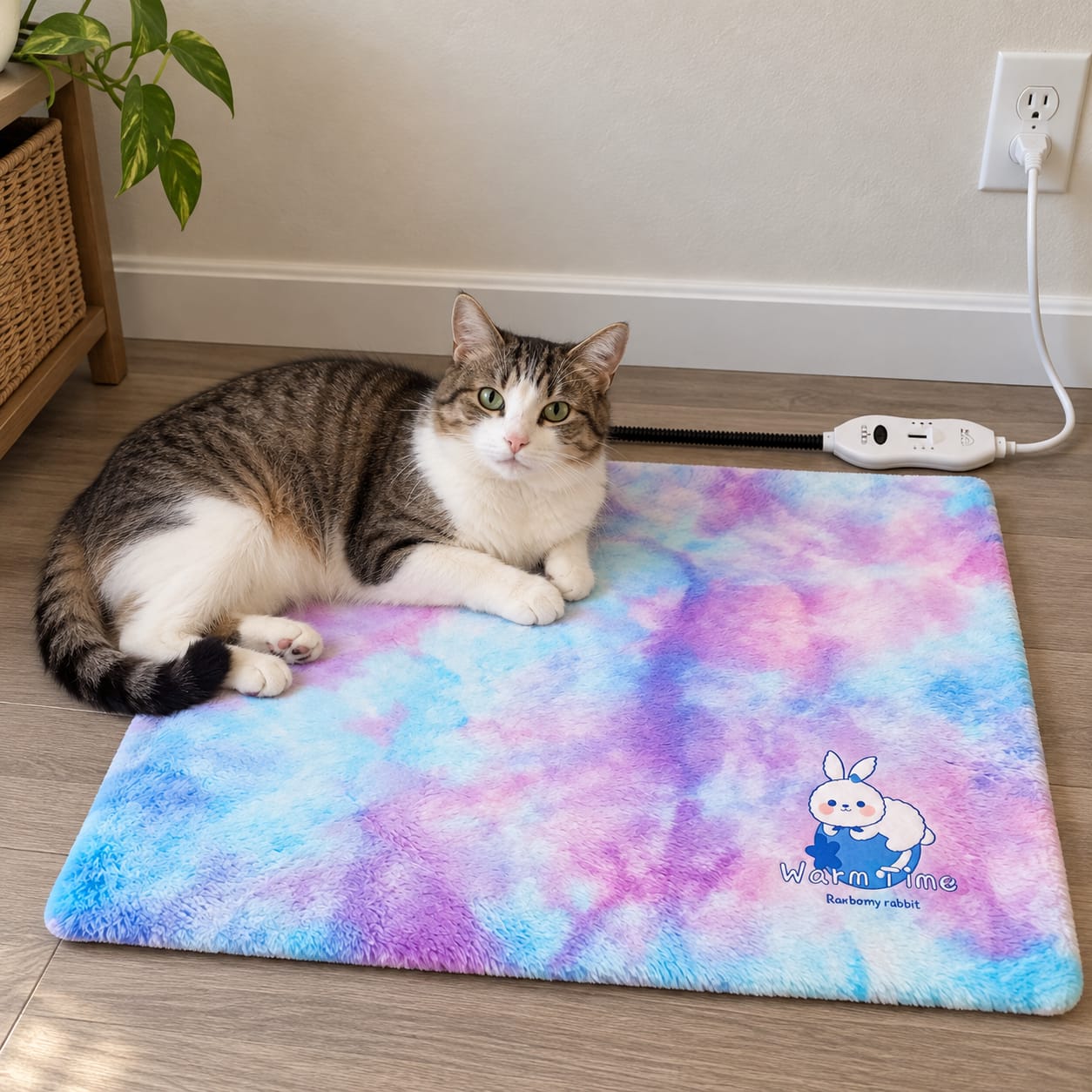 Customer photo review of CozyGlow Adjustable Pet Heating Pad