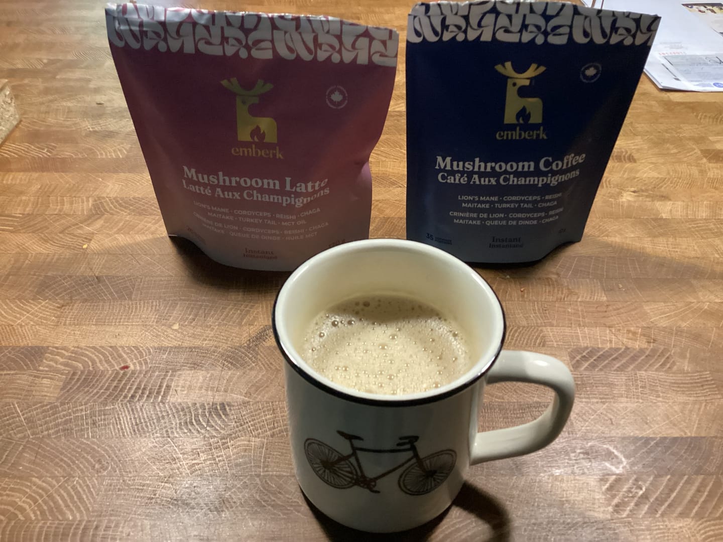 Customer photo review of Mushroom Coffee