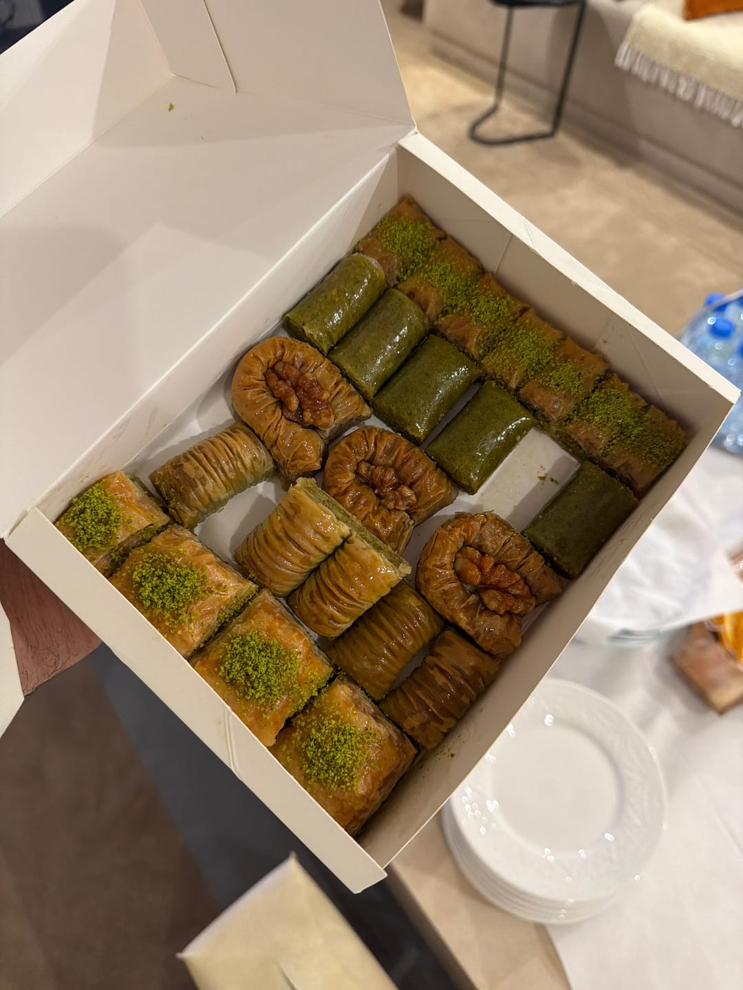 Customer photo review of Premium Turkish Baqlava بقلاوة تركية فاخره