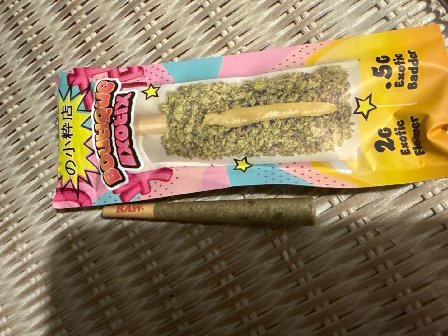 Customer photo review of Boutique Exotics - Jelly Roll - 2.5G Pre-Roll