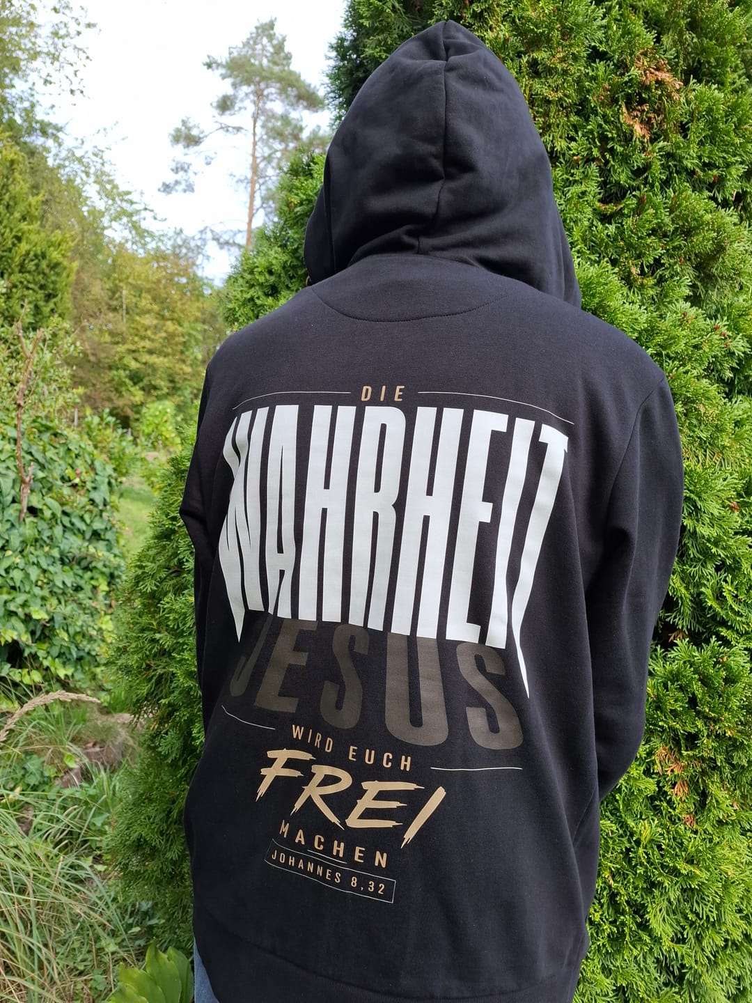 Customer photo review of Johannes 8,32 - WAHRHEIT | Bio-Superflausch-Zipper