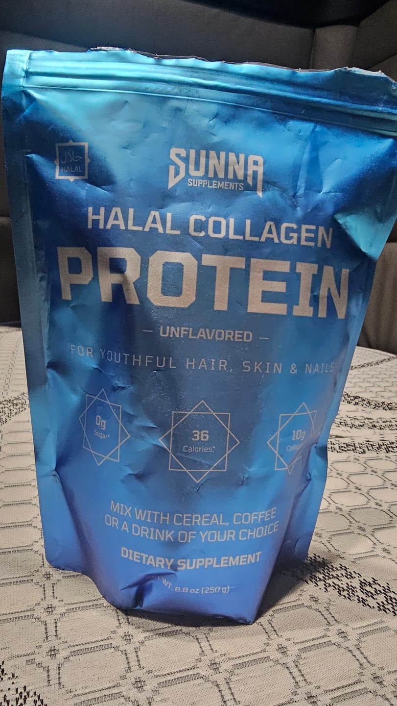 Customer photo review of Halal Collagen Protein