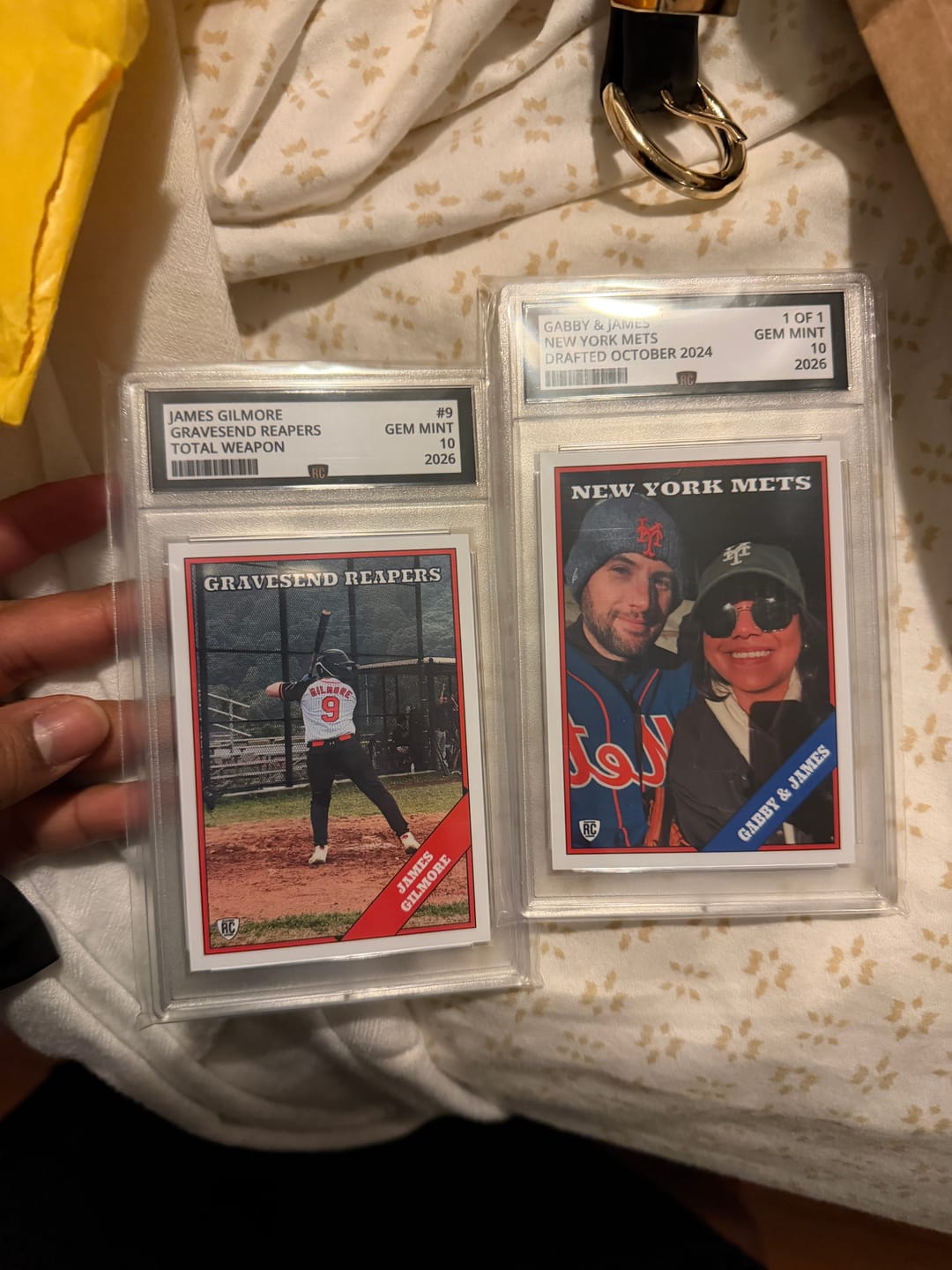 Customer photo review of Custom Graded Card