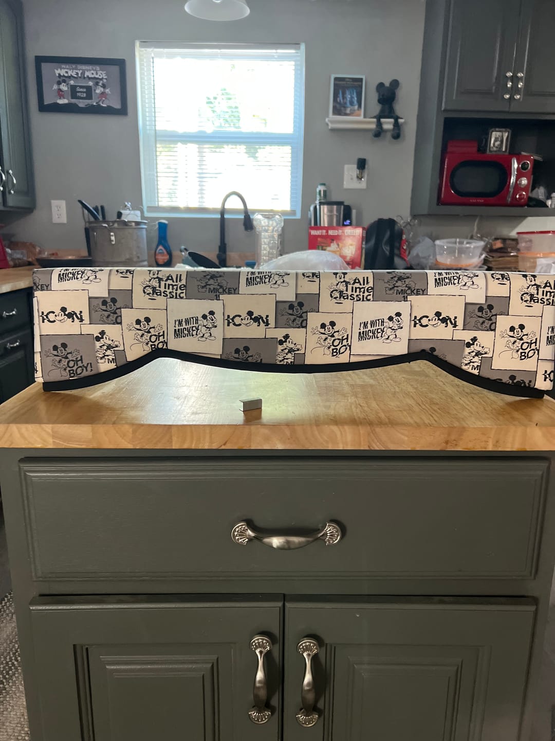 Customer photo review of Mickey Mouse Squares - 44" - 100% Cotton - Springs Creative