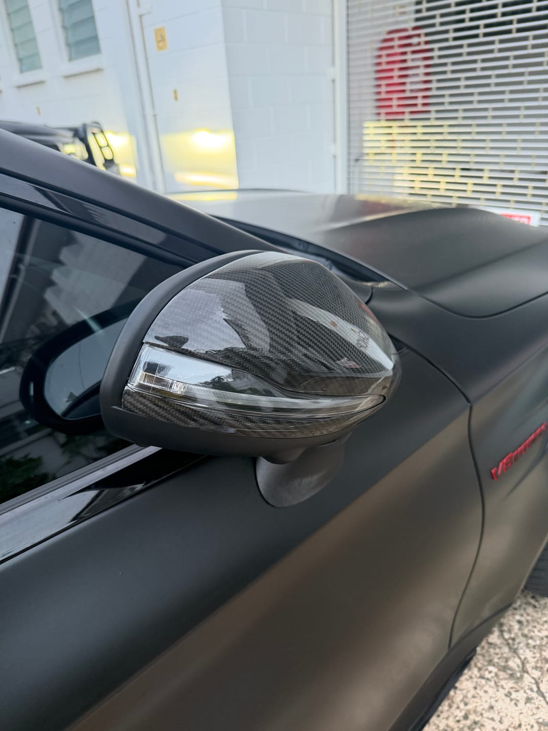 Customer photo review of AZRA Mercedes Benz C-Class & C63 / C63s AMG | W205/C205 | Carbon Fiber Mirror Caps | 2014 - 2023