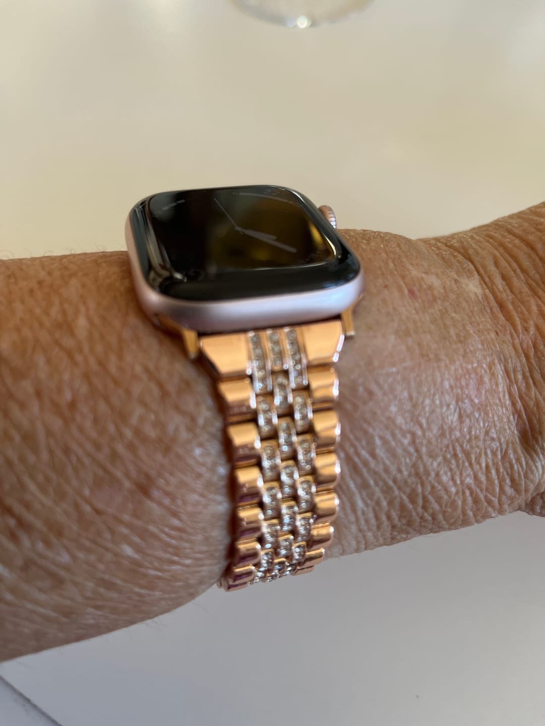 Customer photo review of arktisband Apple Watch Gliederarmband "Diamonds"