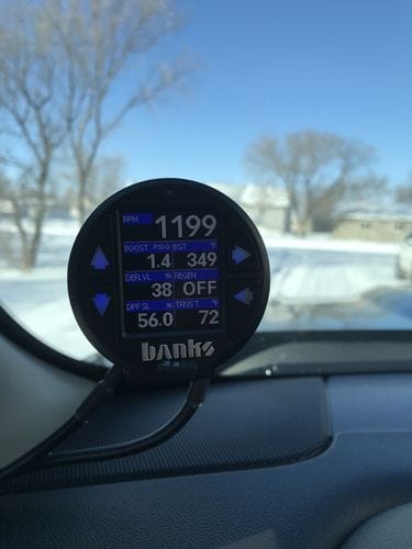 Customer photo review of 2017-2019 Duramax L5P Derringer GEN2 Tuner w/ iDash 1.8 (66692)