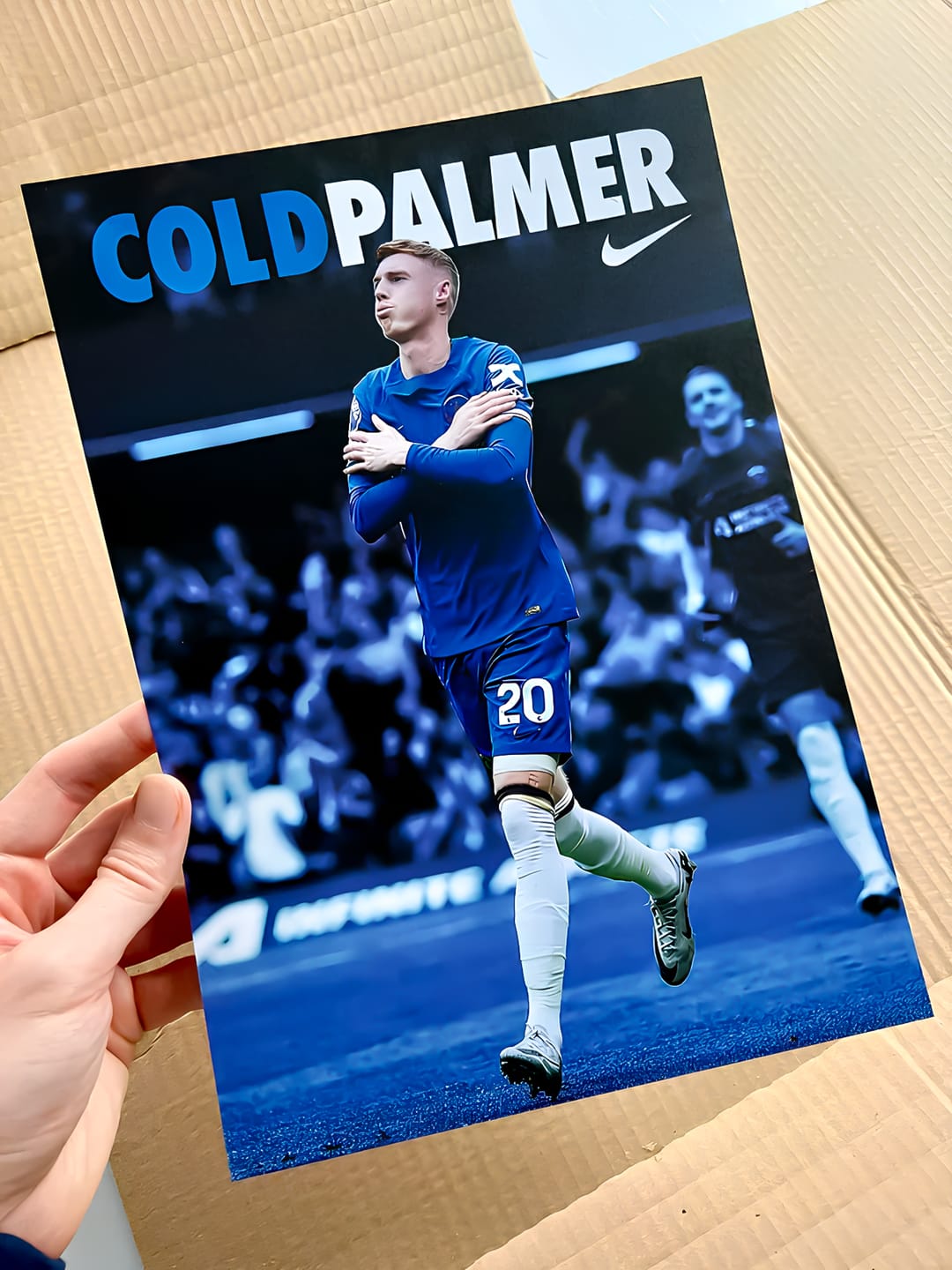 Customer photo review of Cole Palmer 'COLD' Poster