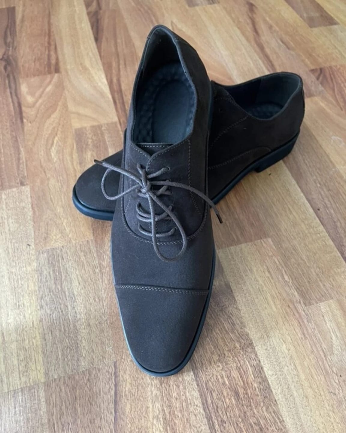 Customer photo review of Men's Lace-up Oxford Dress Shoes