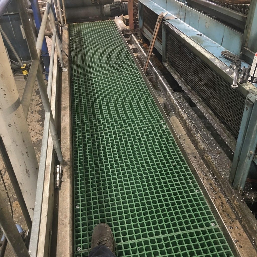 Customer photo review of GRP Grating 2000x1000x25mm Gritted Anti Slip Surface Medium Duty