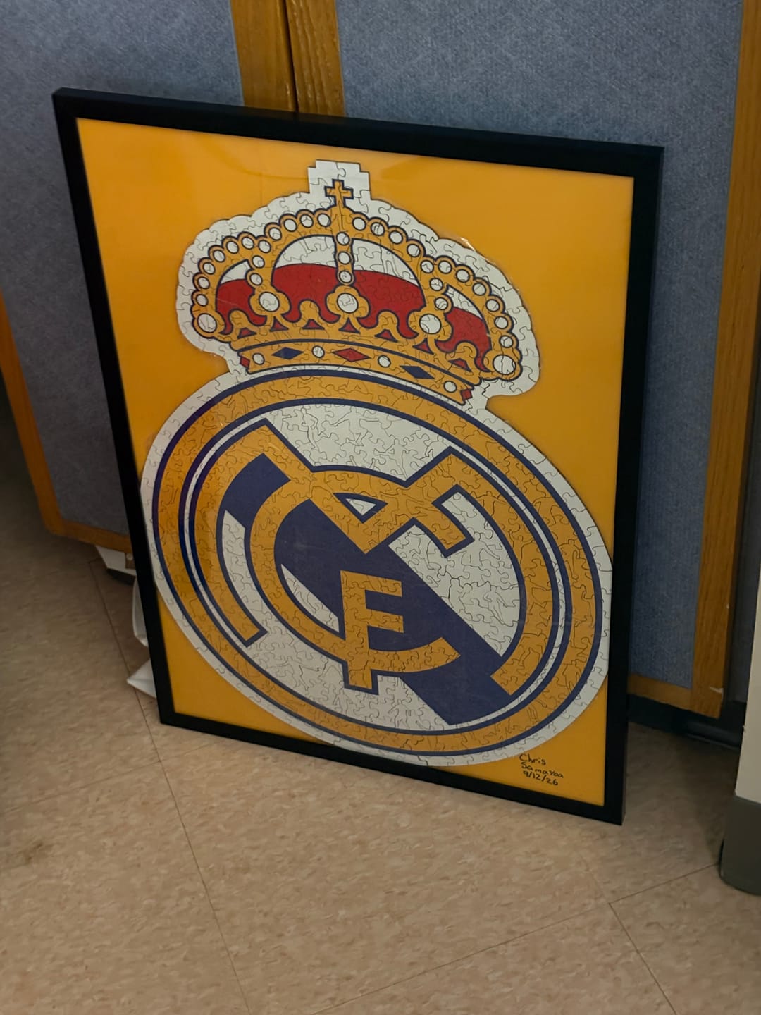 Customer photo review of Real Madrid CF® Logo Wooden Puzzle