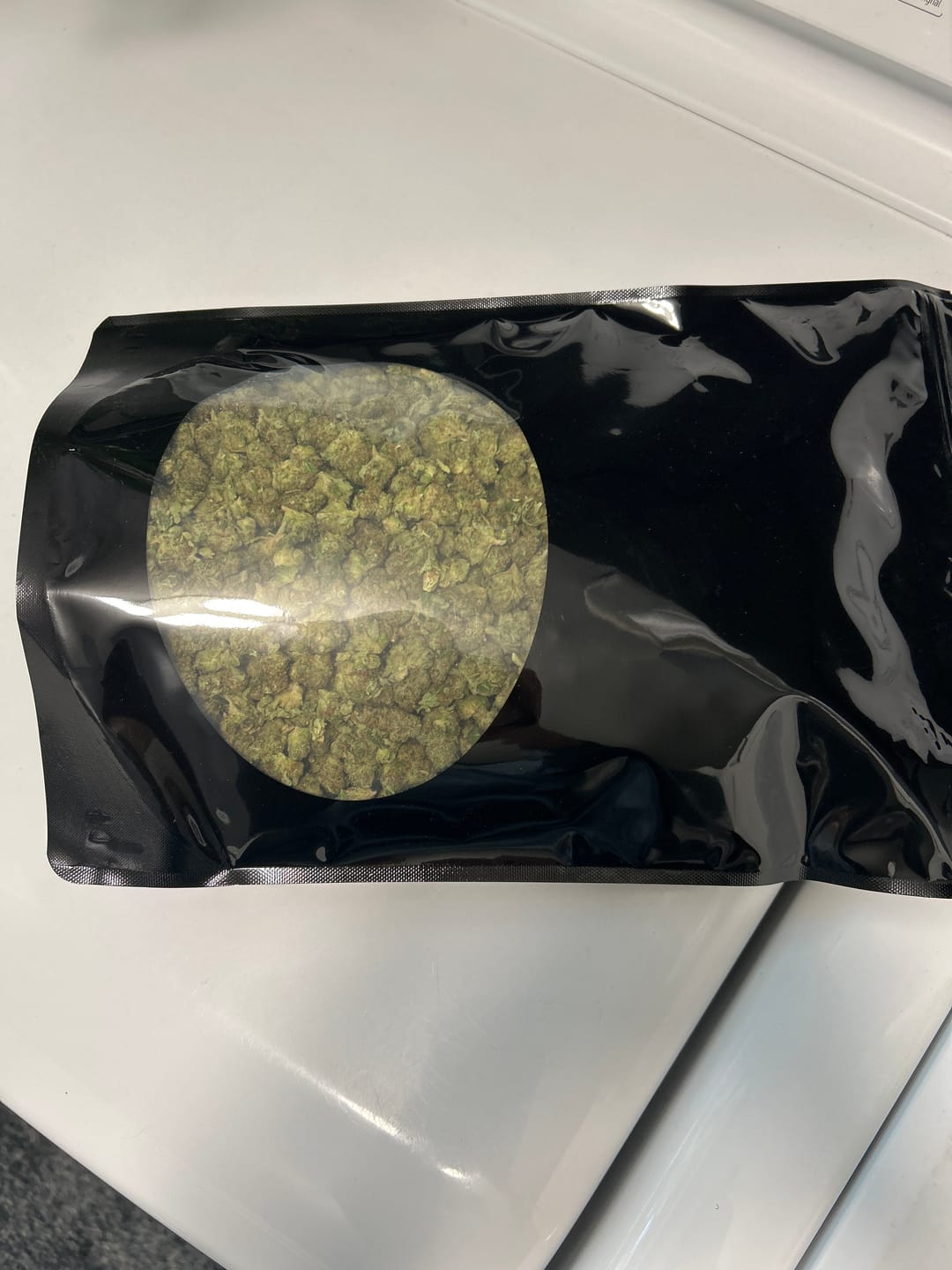 Customer photo review of Tangerine Tree (Indoor Smalls) – Bulk THCA Flower 1 lb