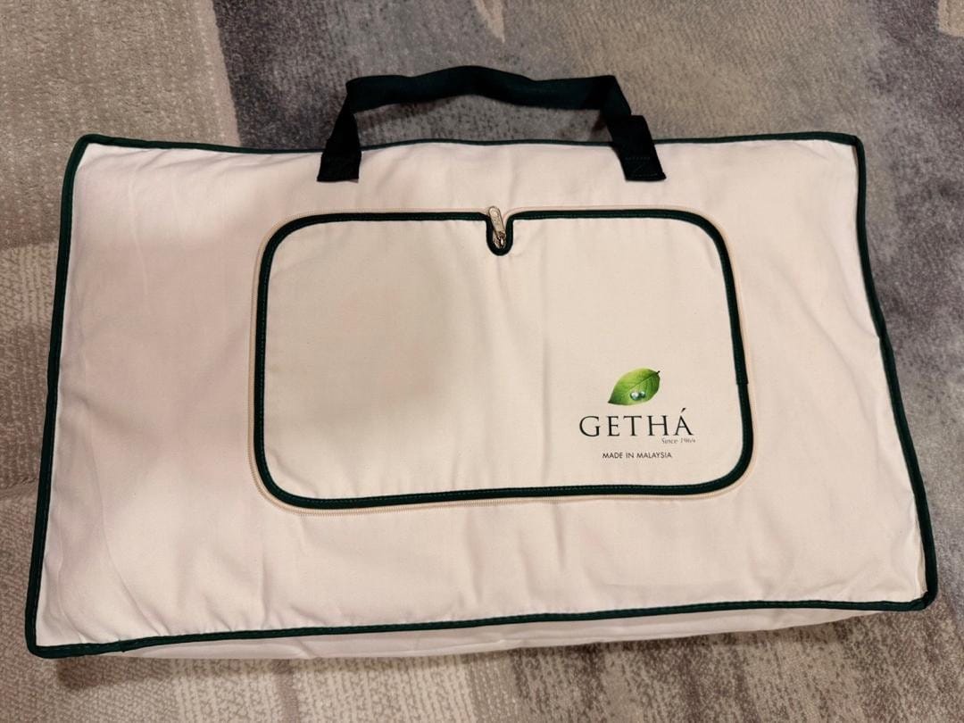 Customer photo review of Getha Organic Cotton Latex Pillow
