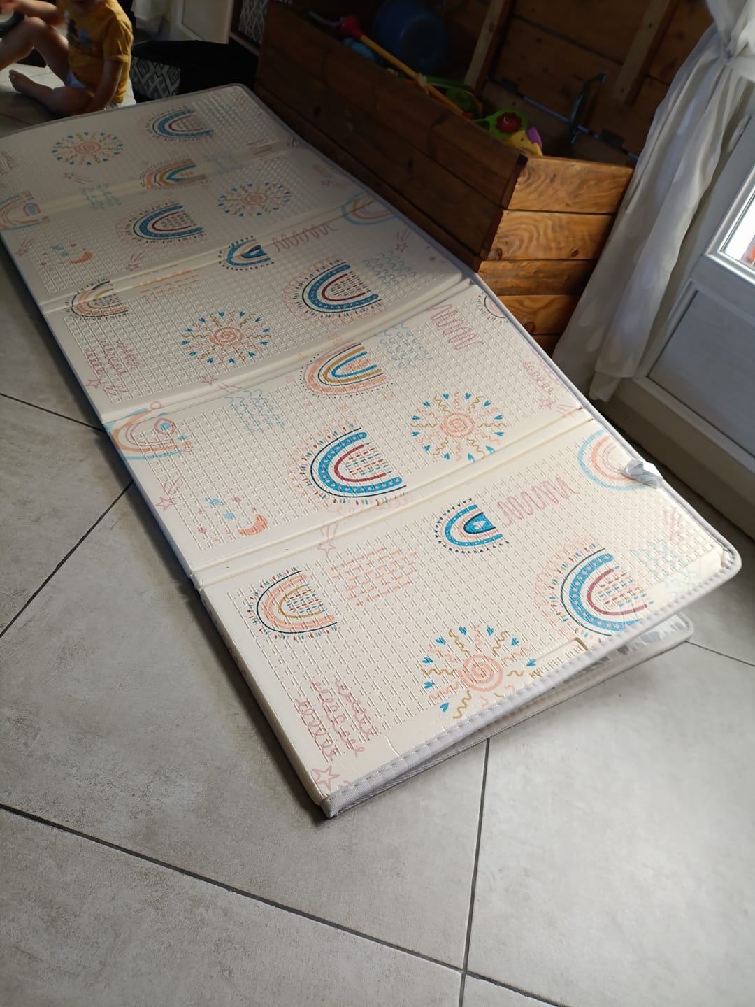 Customer photo review of Tapis d'éveil pliable anti-choc XXL