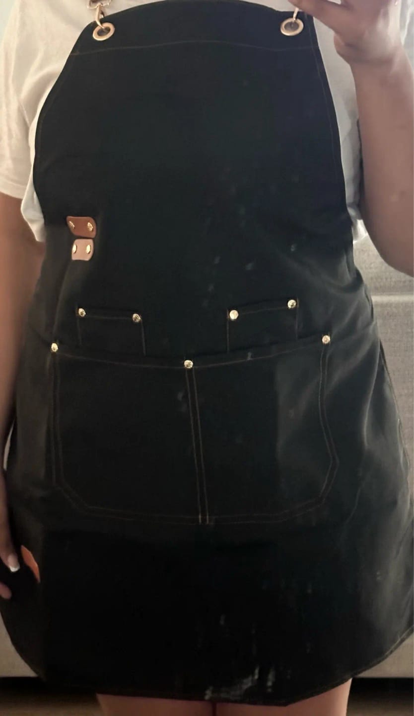 Customer photo review of Tablier de Coiffure Professionnel